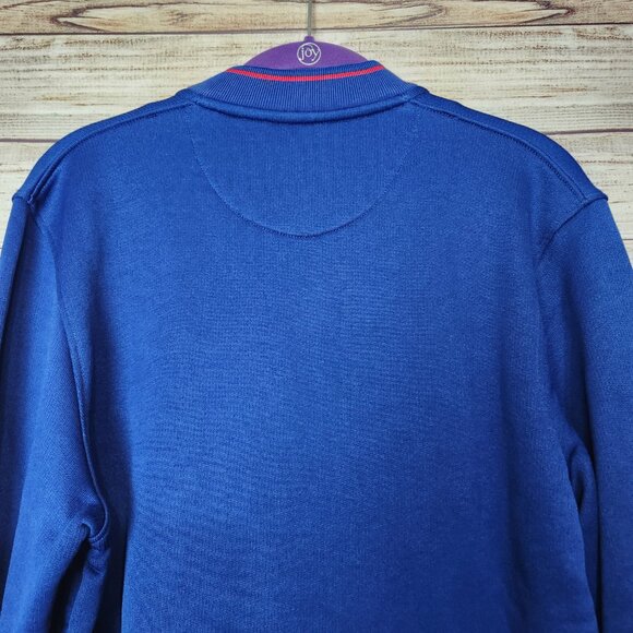 Fred Perry Bradley Wiggins Track Jacket Men's Size M Blue Red Stripe Full Zip - Picture 13 of 16